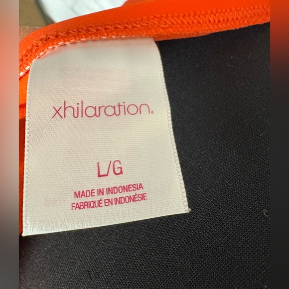 Xhilaration Orange Two-Piece Swimsuit (XL Top, L Bottom) - Picture 8 of 14